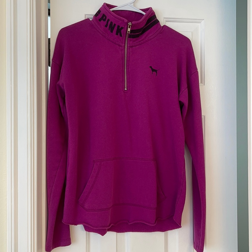 PINK Purple Quarter Zip
